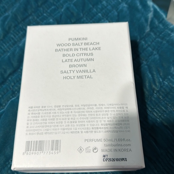 Tamburins 50ml perfume with box in scent “Brown”. Purchased on a trip to Korea. - Picture 4 of 5